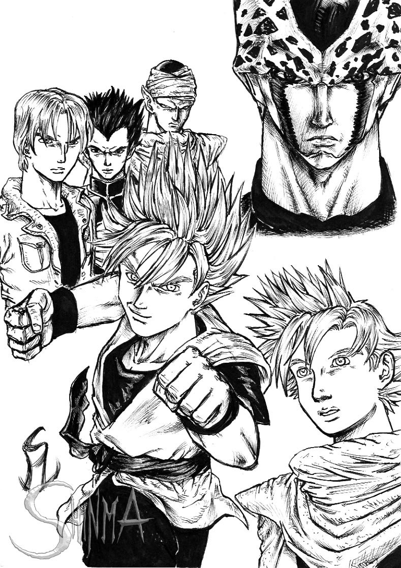 789x1118 Liveactionstyle Dbz Cell Saga By Matiassoto