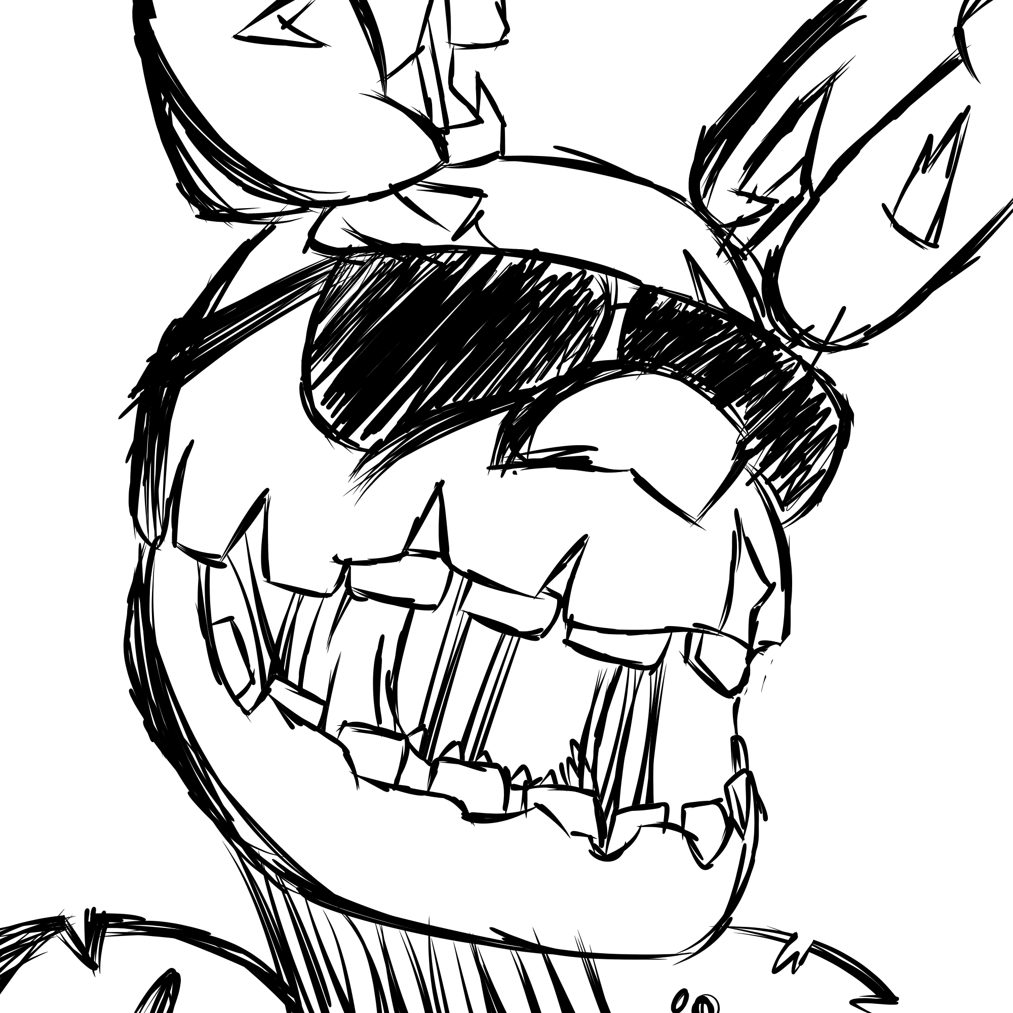 2000x2000 Random Sketch I Did To Test Medibang Paint In My New Cell Phone