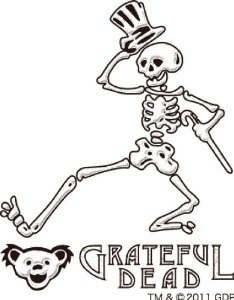 234x300 Grateful Dead Dancing Skeleton Makie Cell Phone