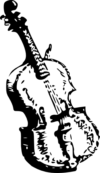 342x593 Cello Clip Art