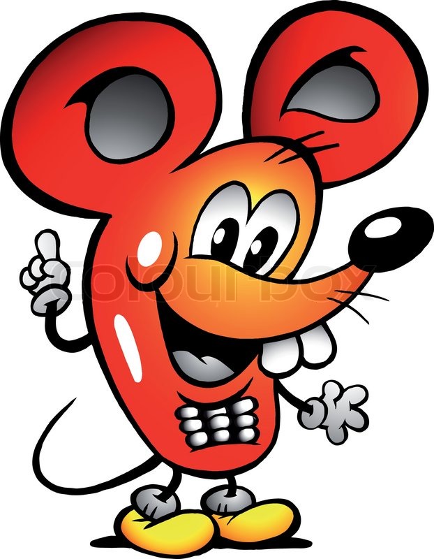 622x800 Hand Drawn Vector Illustration Of An Mouse Cellphone Stock