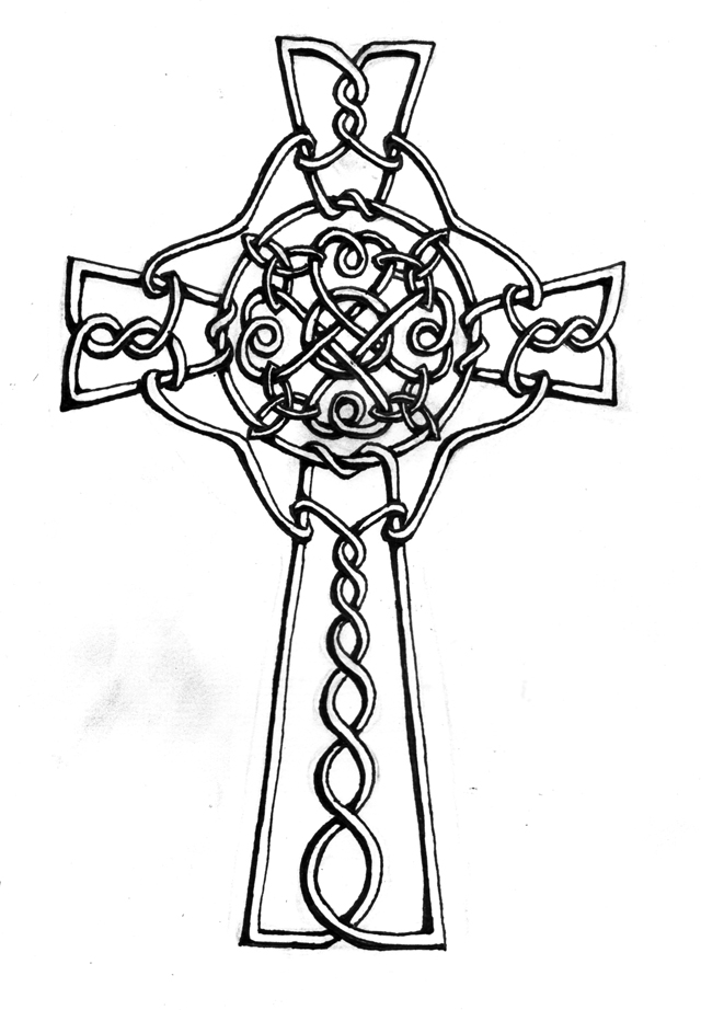 640x922 Celtic Cross By Izabeth