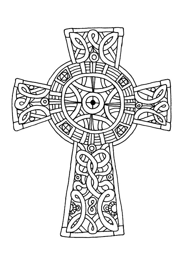 600x847 Celtic Cross, Amazing Celtic Cross Coloring Pages A Few Of My