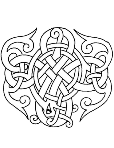 371x480 Celtic Design Coloring Page Free Printable Coloring Pages