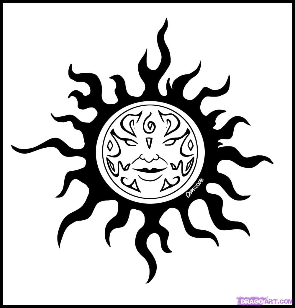 1000x1043 Cool Drawing Designs Step By Step How To Draw A Celtic Sun Design