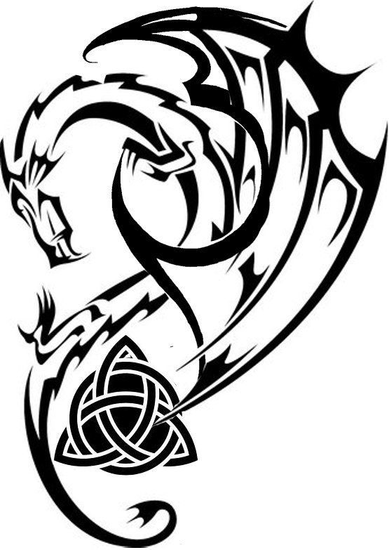 555x783 Celtic Dragon By ~h3llb0und On Comic , Fantasy