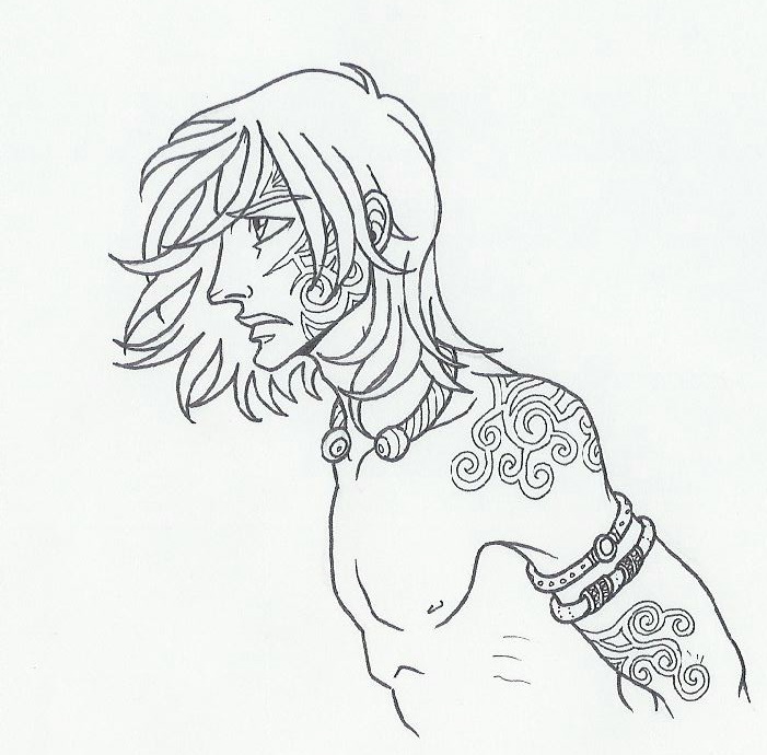 701x690 Celtic Warrior By On @