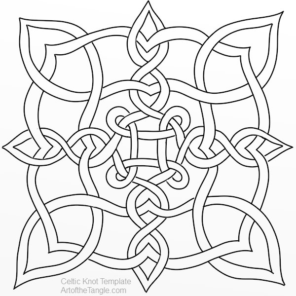 600x600 Celtic Knot Templates