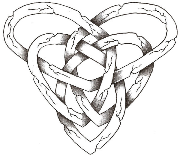 600x522 Celtic Stone Heart By Thelob