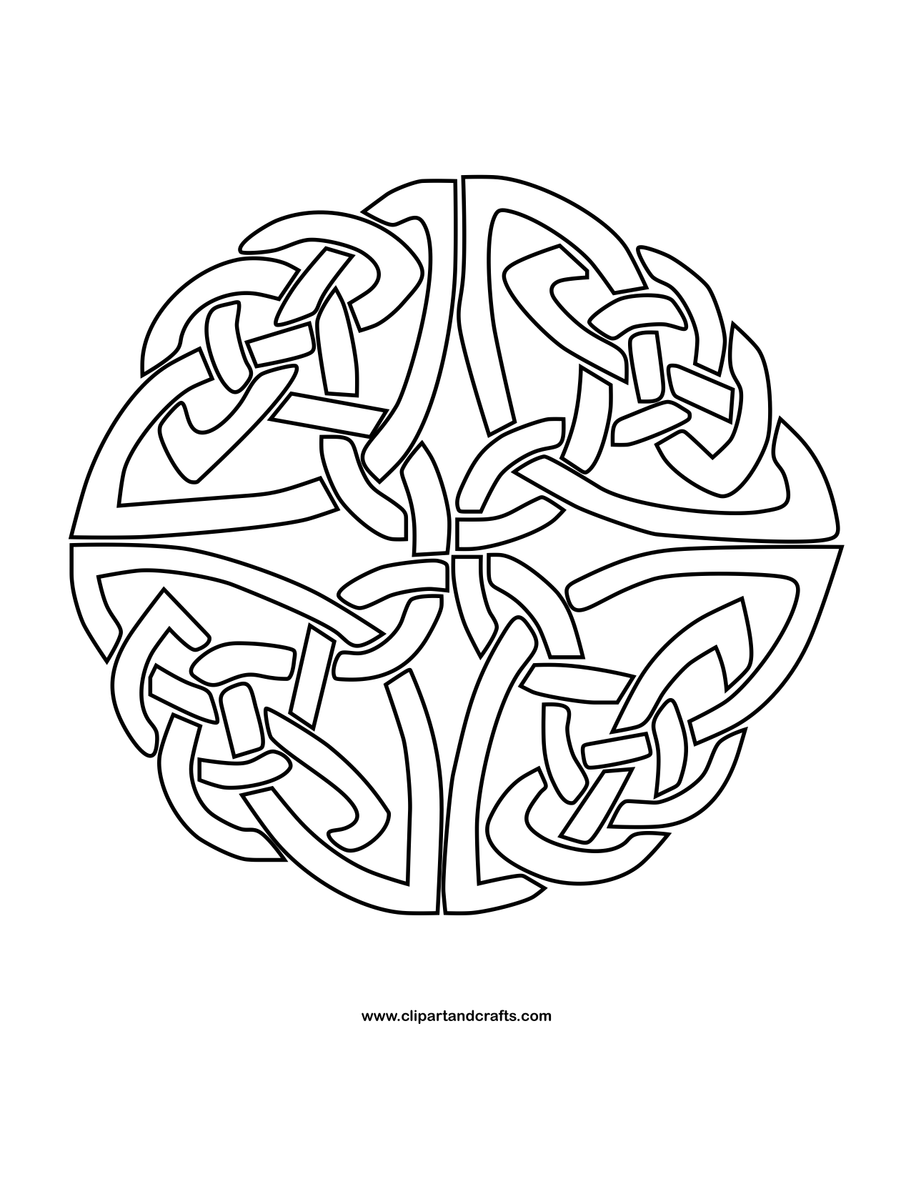 1275x1650 Celtic Knot Circle