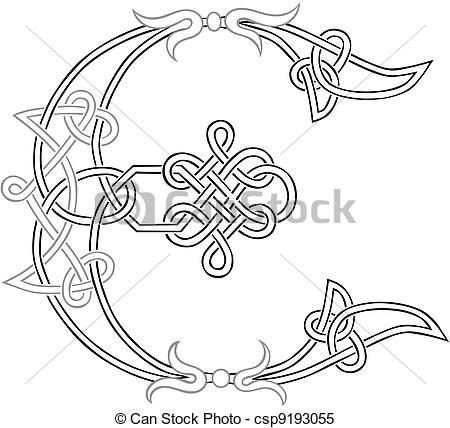 450x428 26 Best Celtic Letters Images On Celtic Knot, Celtic