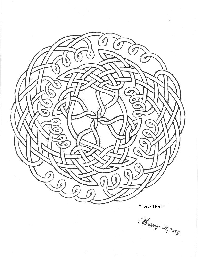 816x1060 Celtic Knot Pattern