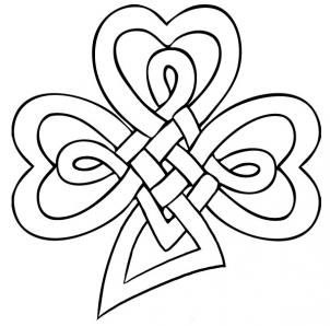 302x298 How To Draw A Celtic Clover Knot Step 6 Celts