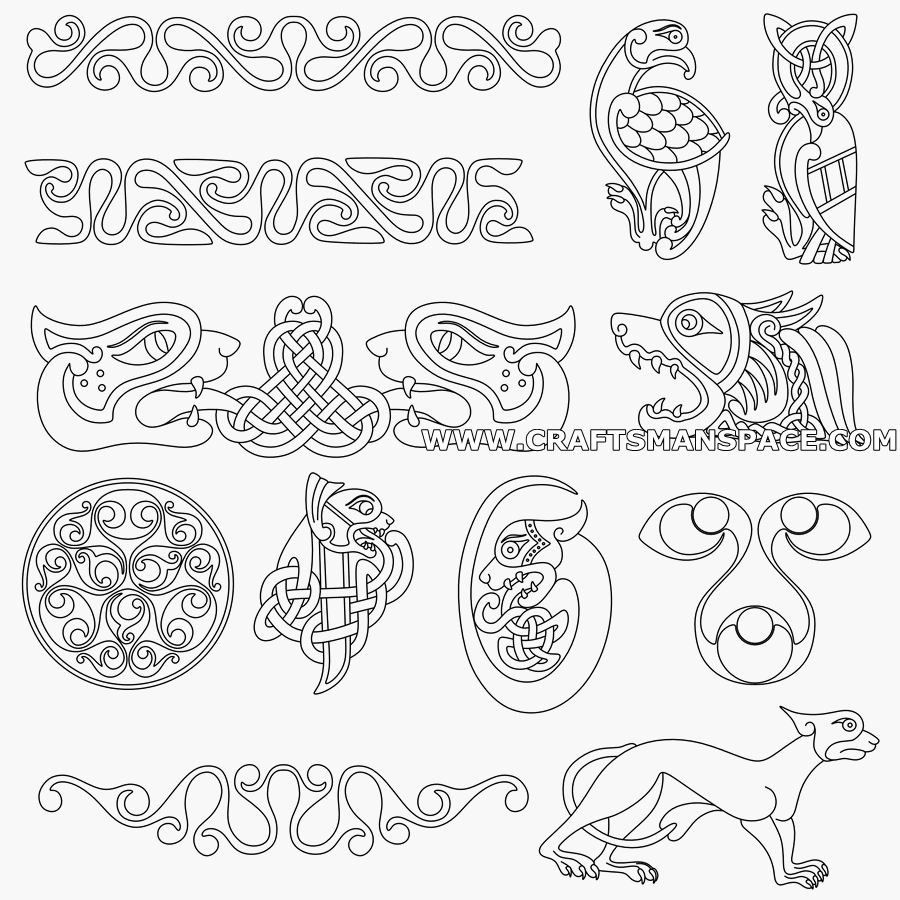 900x900 Celtic Patterns