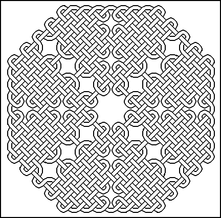 432x426 Outline Celtic Knots Examples To Colour