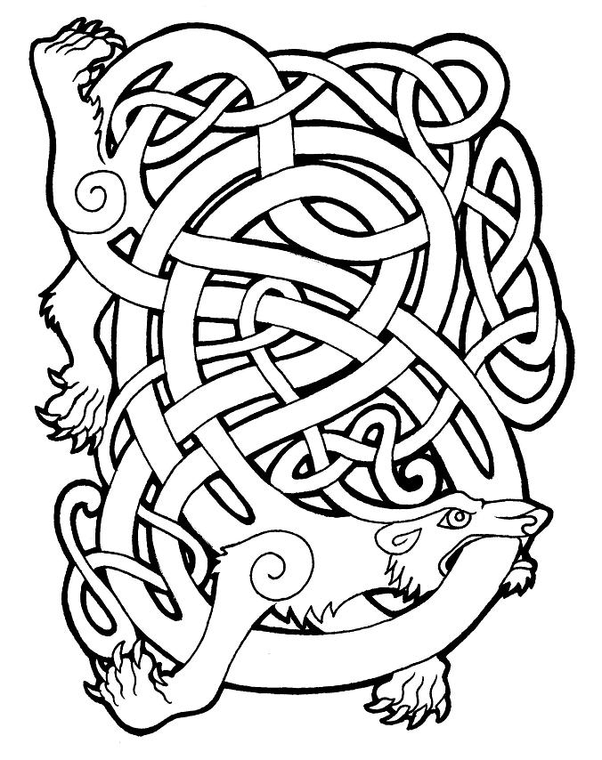 676x854 Celtic Bear By Misssabrina