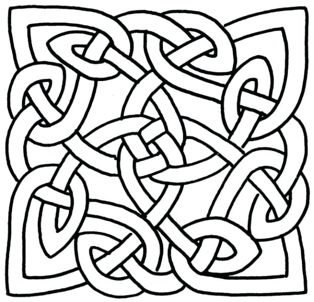 623x600 Celtic Coloring Pages Murs