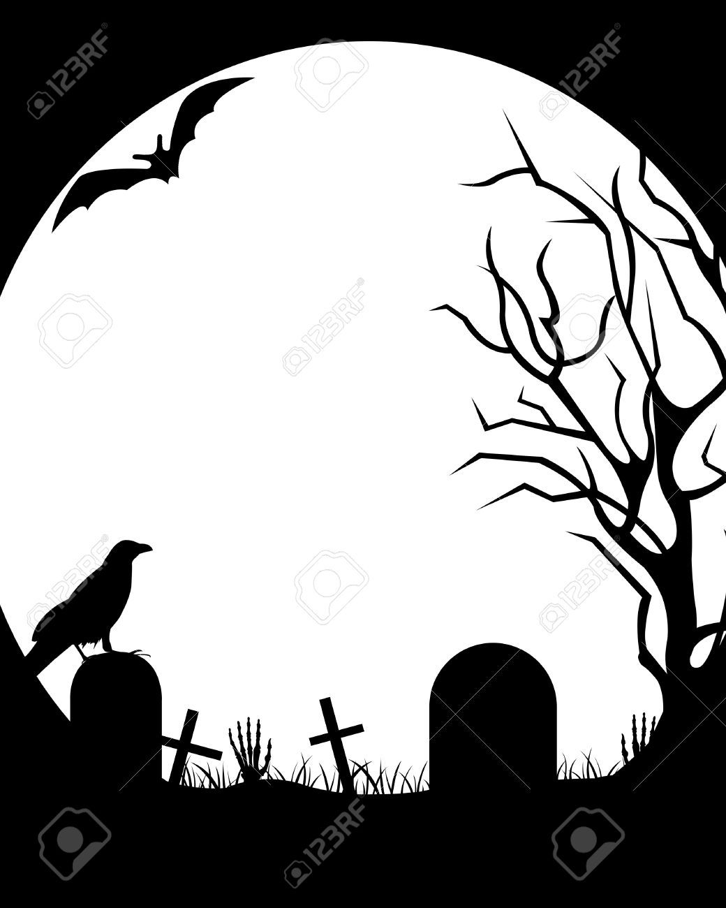 1040x1300 Image Result For Cemetery Drawing Simple Ideas Clipart Halloween