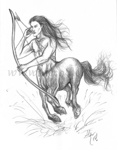 400x510 Centaur Sketch By Aerhalev