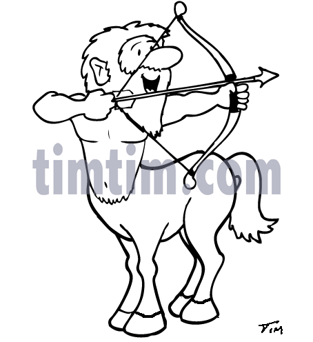 454x496 Free Drawing Of Centaur Bw From The Category History