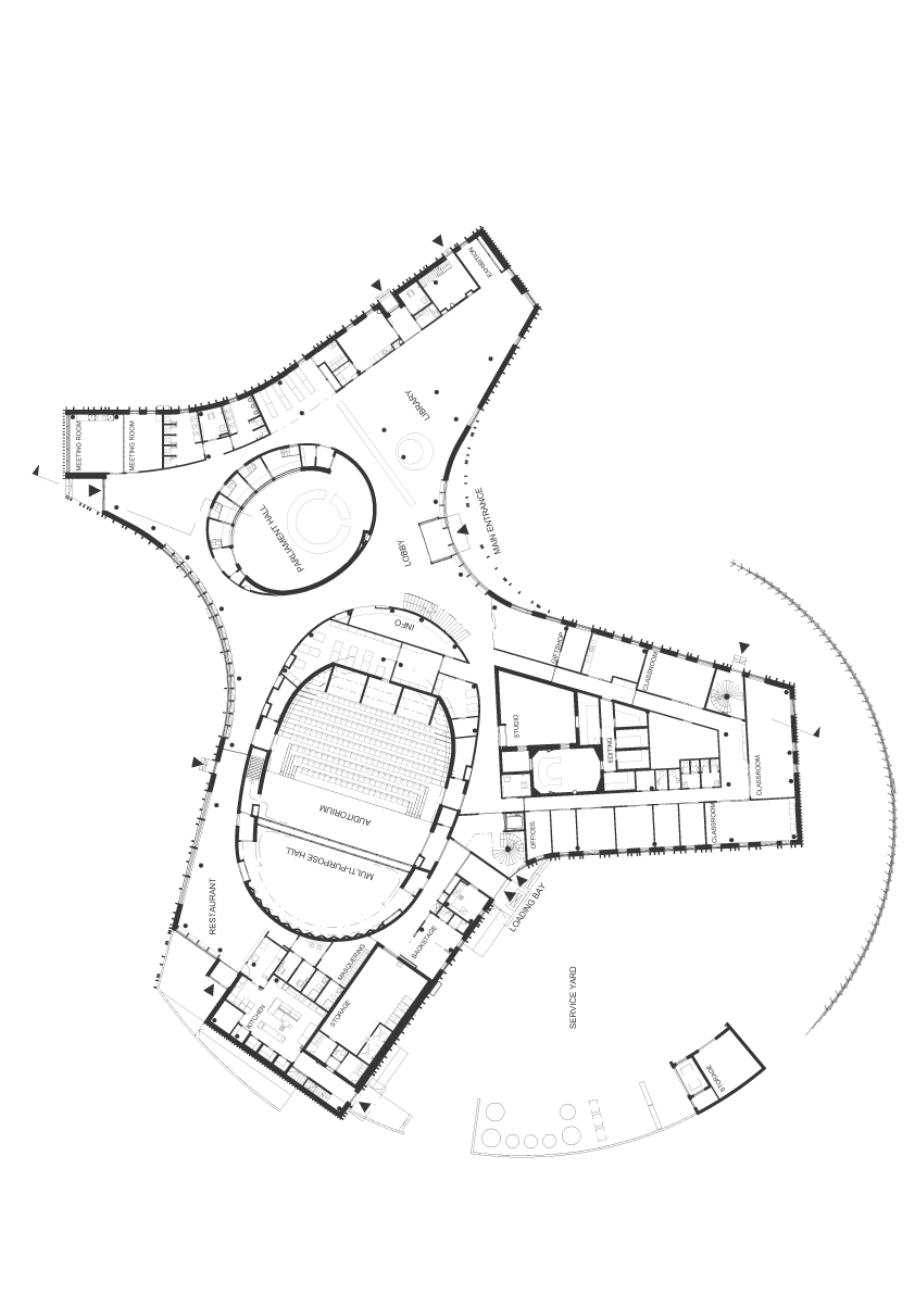 842x1191 Sami Cultural Center Sajos In Inari, Finland Halo Architects