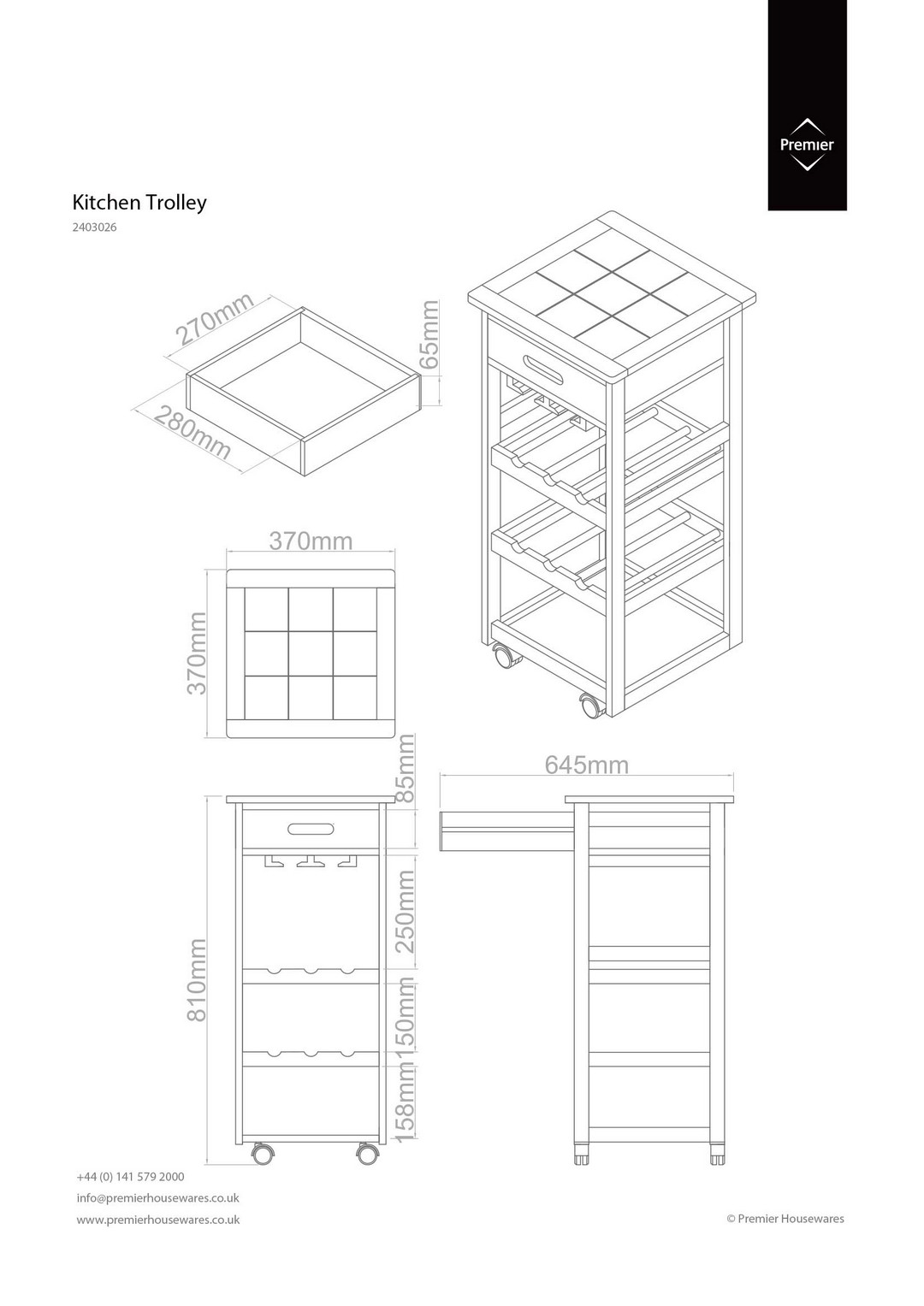 1080x1527 Own This Bonsoni Pinewoodceramic Tile Top Drawer6 Bottle Storage