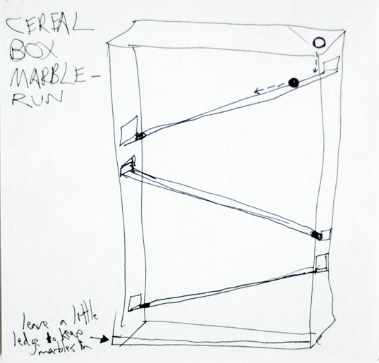 537x515 Cereal Box Marble Run Inhabitots