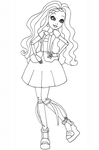 319x480 Ever After High Cedar Woods Coloring Page Free Printable
