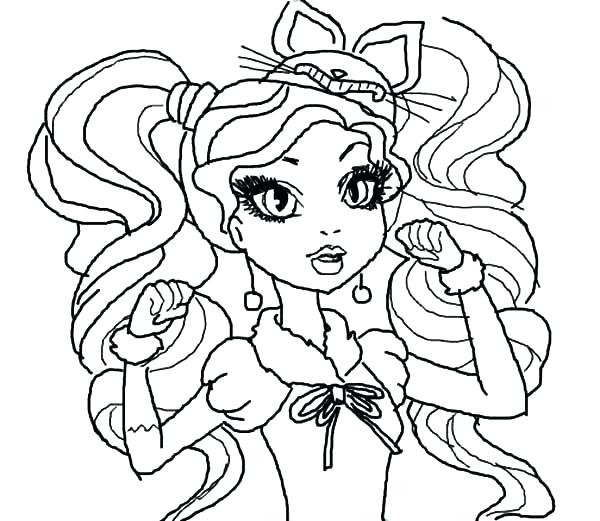 600x521 Ever After High Coloring Cerise Coloring Pages Ever After High How