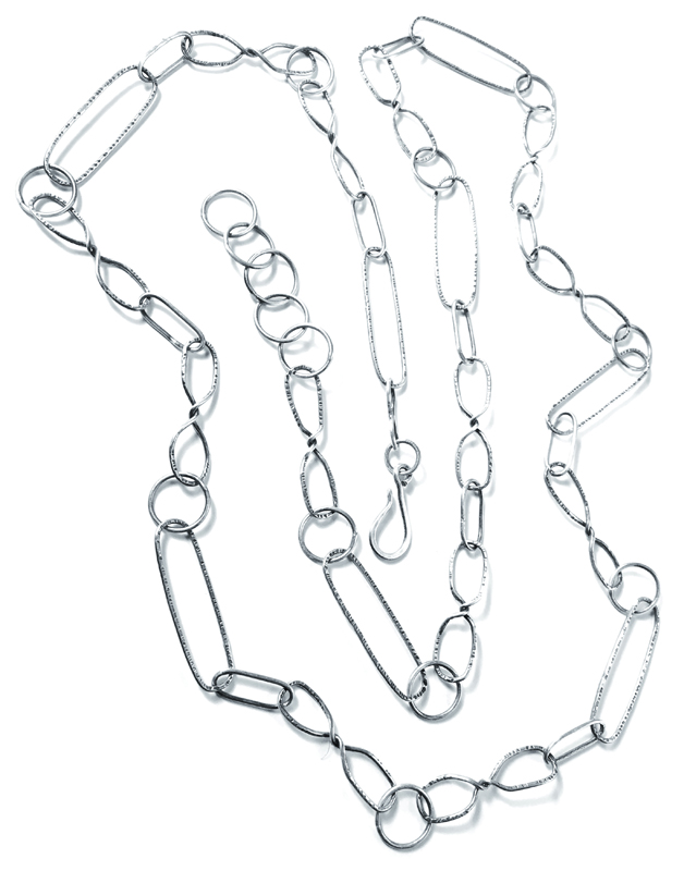 639x800 Handmade Lyra Chain Link Necklace Nancy Lee Designs