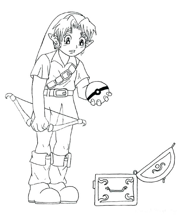 607x734 Link Coloring Pages Also Click This Size Link Coloring Sheets Free