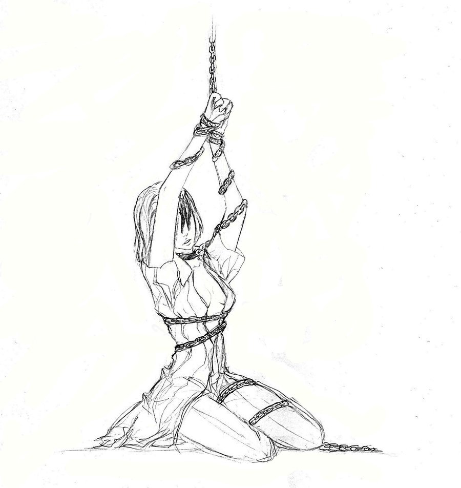900x952 Chained Maiden By Rinveller