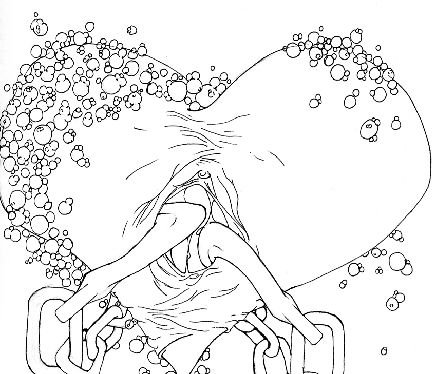 849x729 Chained Heart By Voodoocharlie