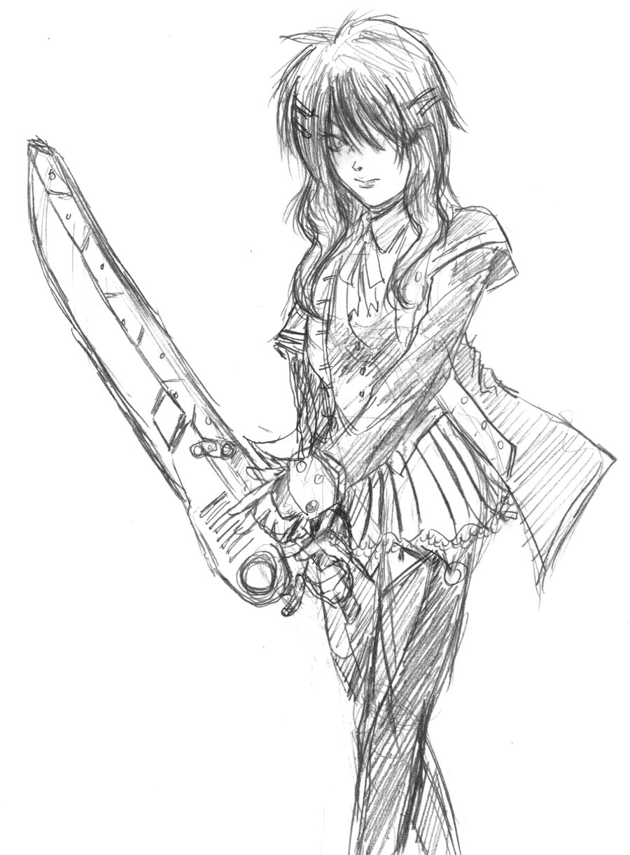 900x1220 Chainsaw Sword By Koeix2