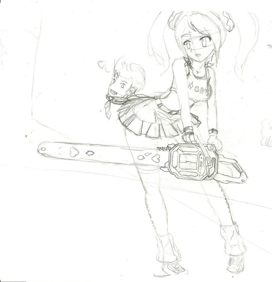 878x910 Lollipop Chainsaw By Lockn117
