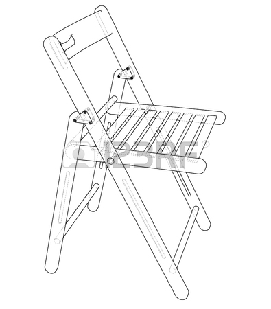 395x450 Conference Table With Chairs In Sketch Style Royalty Free Cliparts