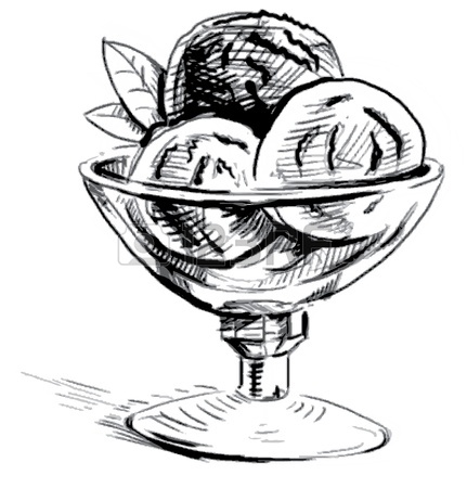 431x450 Sweet Candy Sketch Illustration In Doodle Style Royalty Free