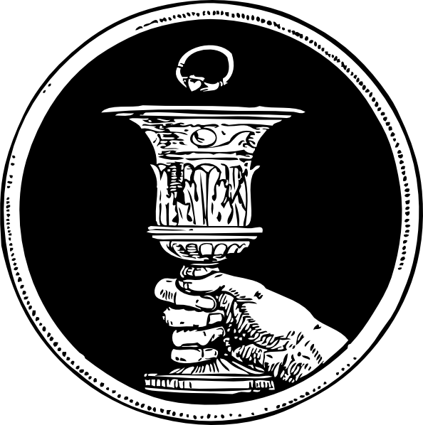 594x598 Chalice And Ring Clip Art