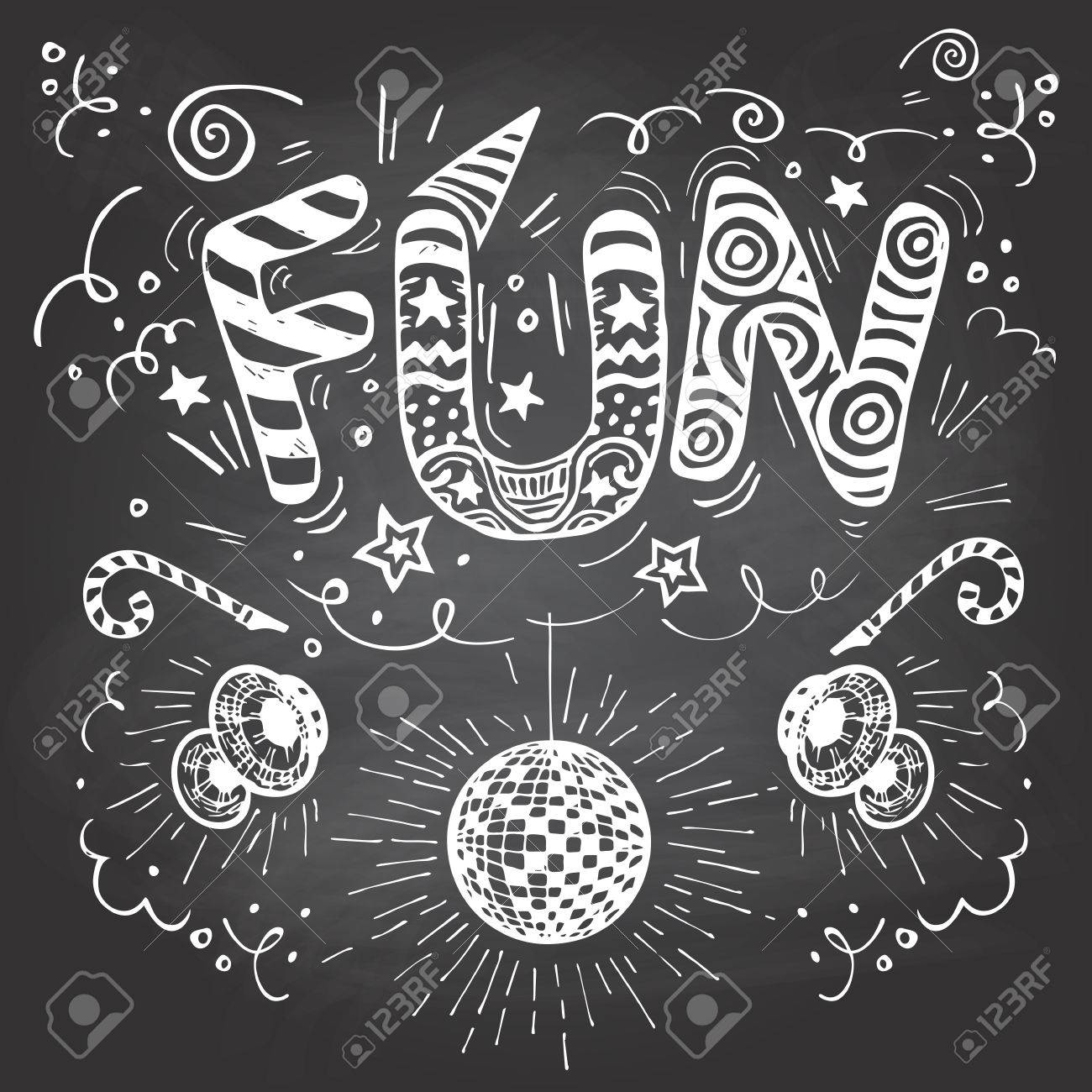 1300x1300 Fun Hand Lettering Typography With Hand Drawn Elements