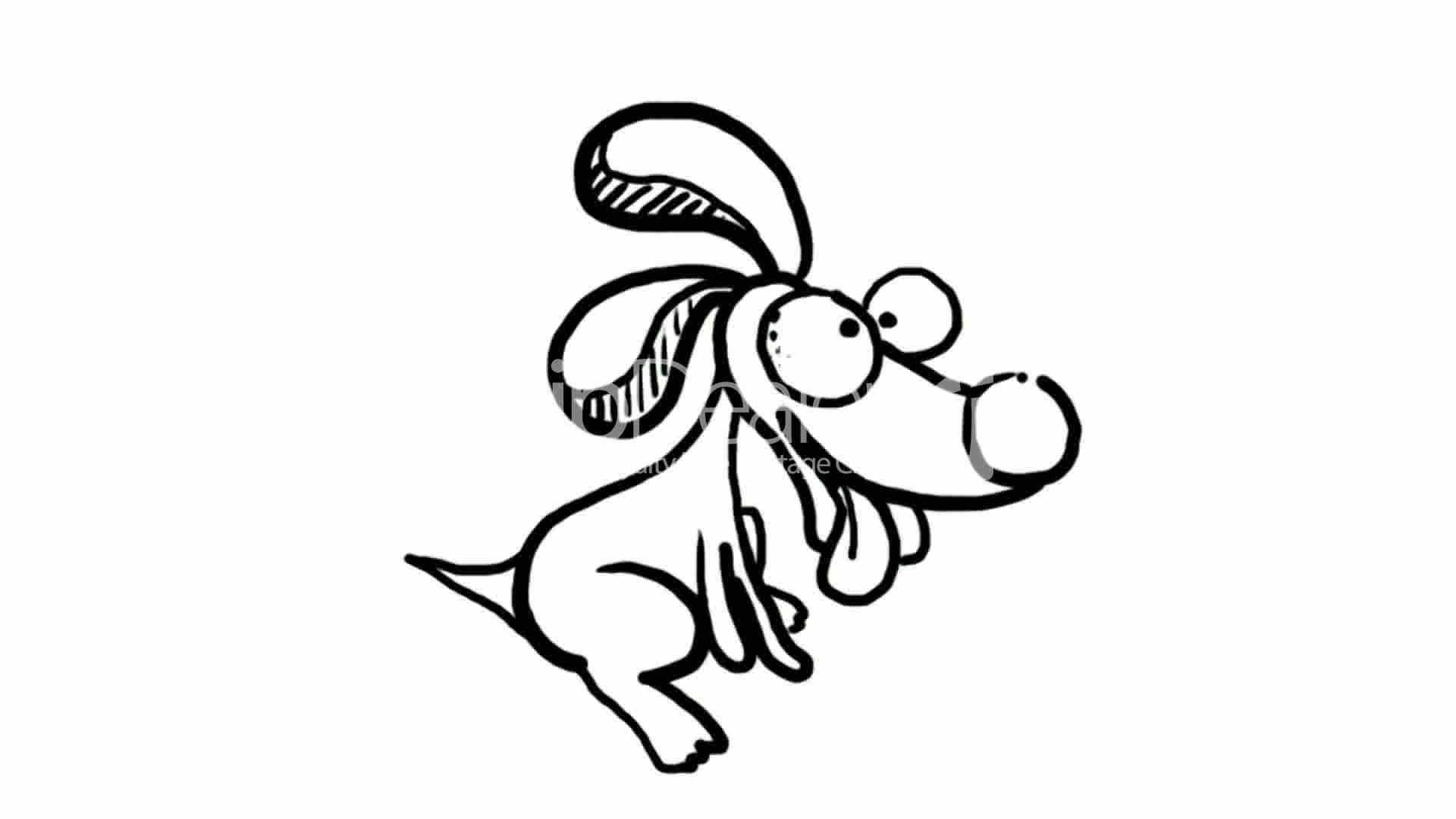 1920x1080 Drawing Of Dog,hand Painting Video Material,sketch.children