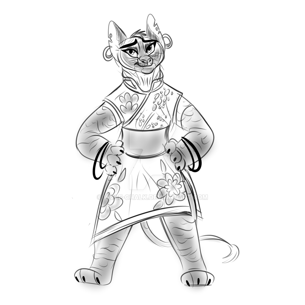 1024x1024 Biyu In A Dress By Wolf Chalk