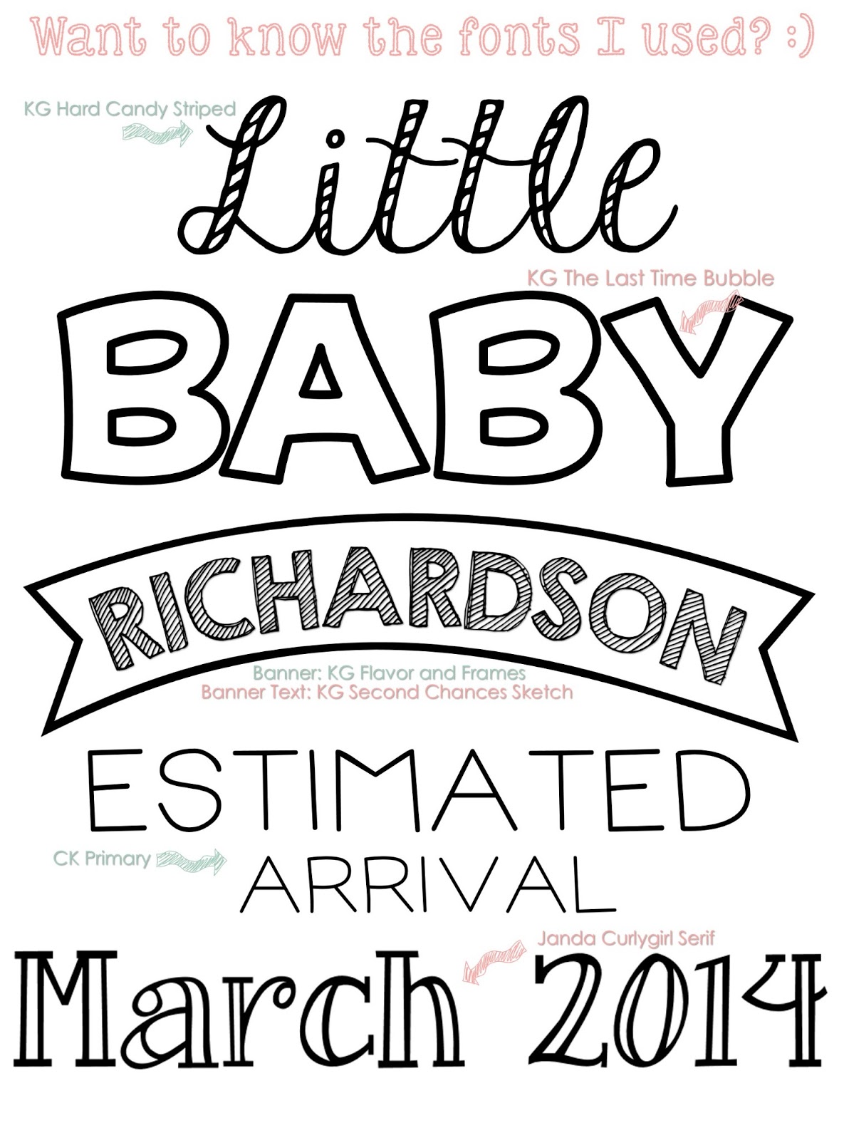 1185x1600 Richly Blessed {Tutorial} How To Create Custom Chalk Art