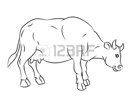 450x338 Hand Drawn Sketch Of Chalk Box Isolated, Black And White Cartoon