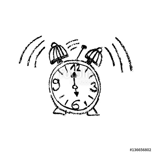 500x500 Doodle Alarm Clock 6 Or 18