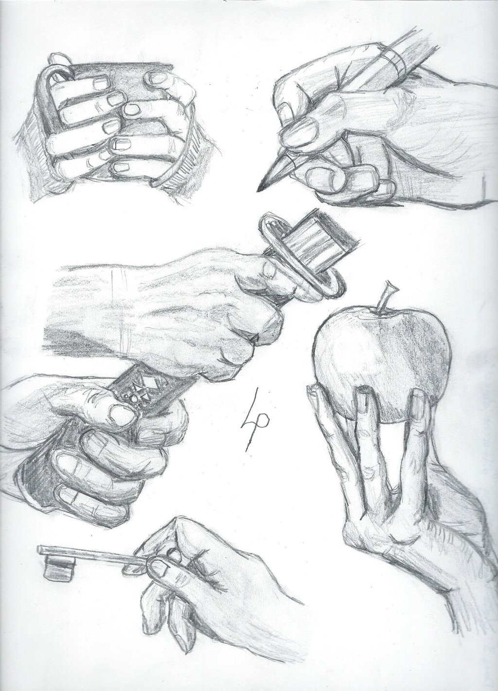 1024x1421 Drawing Hands Challenge Day 3
