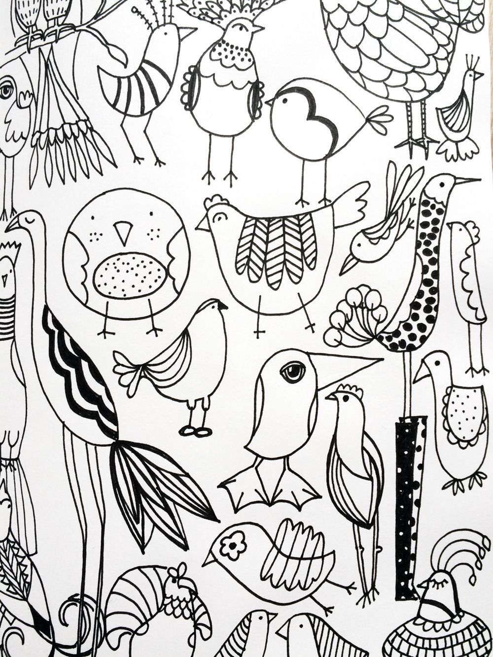 1000x1333 Monthly Sketchbook Challenge. January 2016