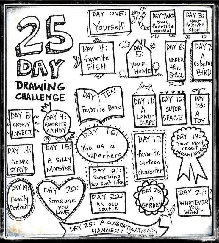 736x817 The 25 Day Drawing Challenge Douglas Simoes