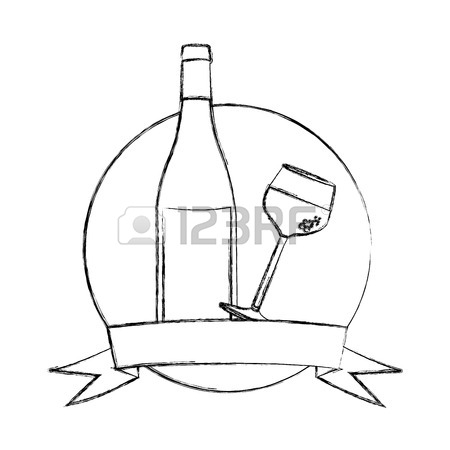 450x450 Champagne Bottle Vector Stock Photos Amp Pictures. Royalty Free