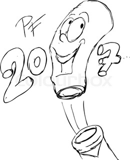 260x320 New Year Celebration Champagne Bottle With Glasses. Vector Color