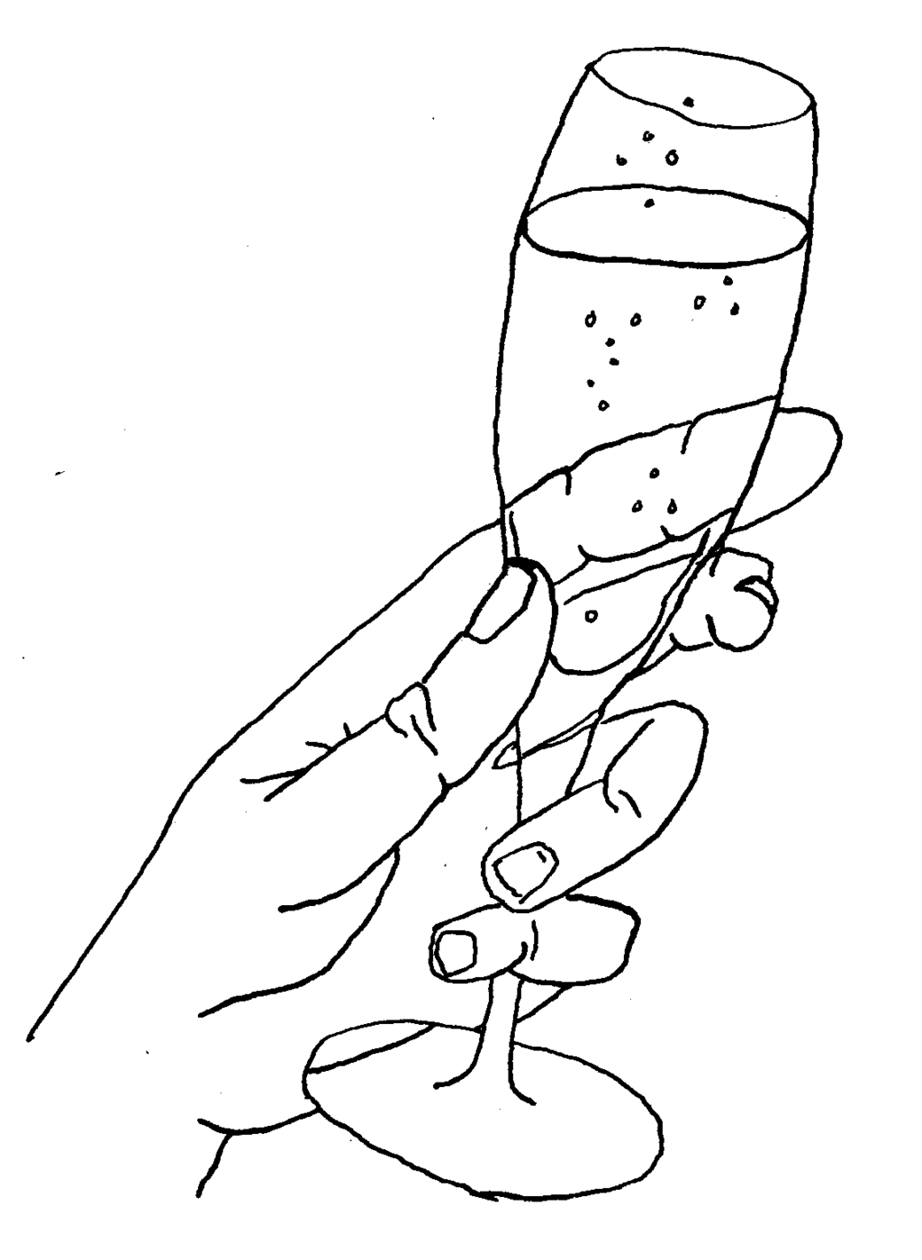 1024x1399 Practice A Hand Holding A Champagne Glass By Vanrein